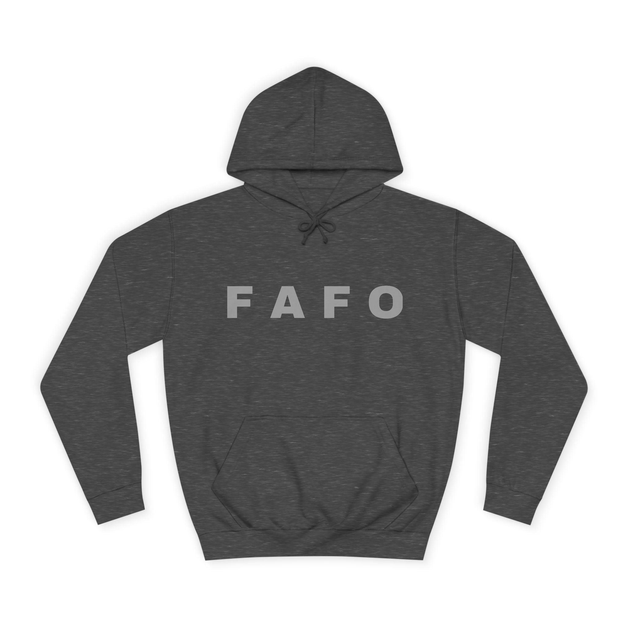 FAFO Hoodie — Bold Lettered College-Style Pullover