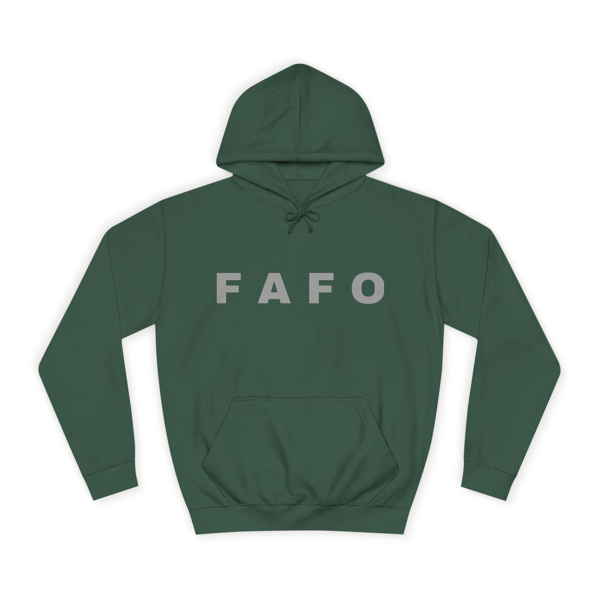 FAFO Hoodie — Bold Lettered College-Style Pullover
