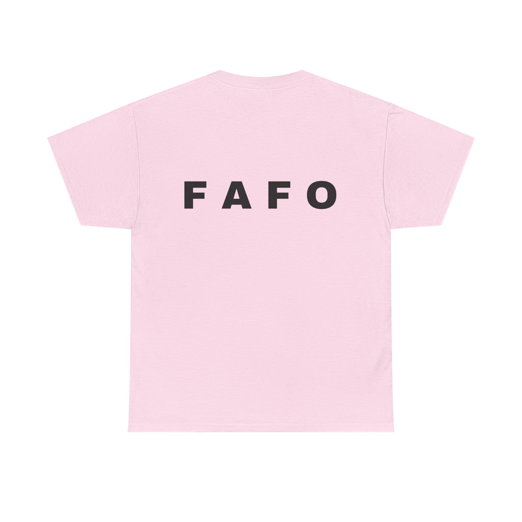 T‑Shirt — Minimal FAFO Graphic Tee (Bold Monogram)