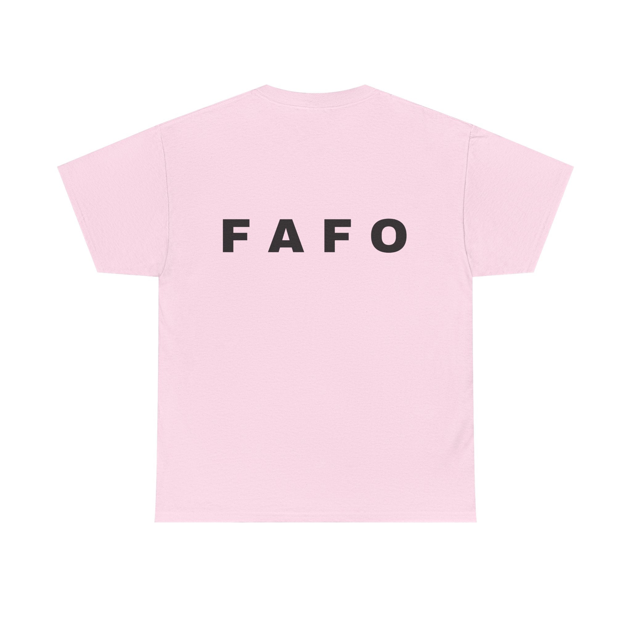 T‑Shirt — Minimal FAFO Graphic Tee (Bold Monogram)