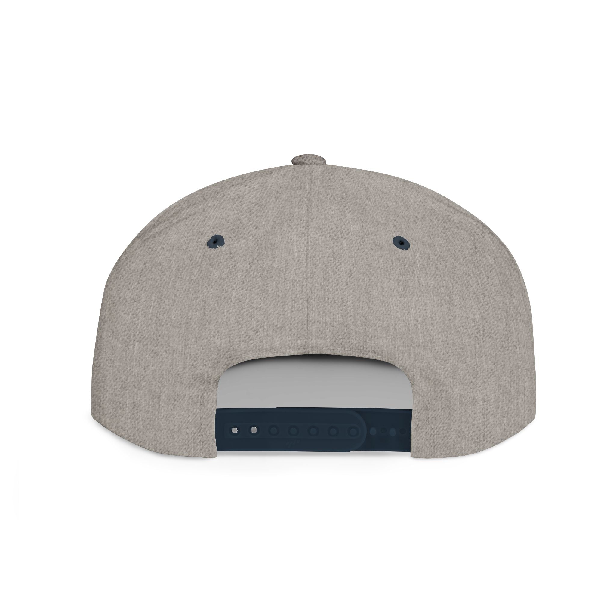Snapback Hat with Eagle Patch — Flat Bill Military Style Cap