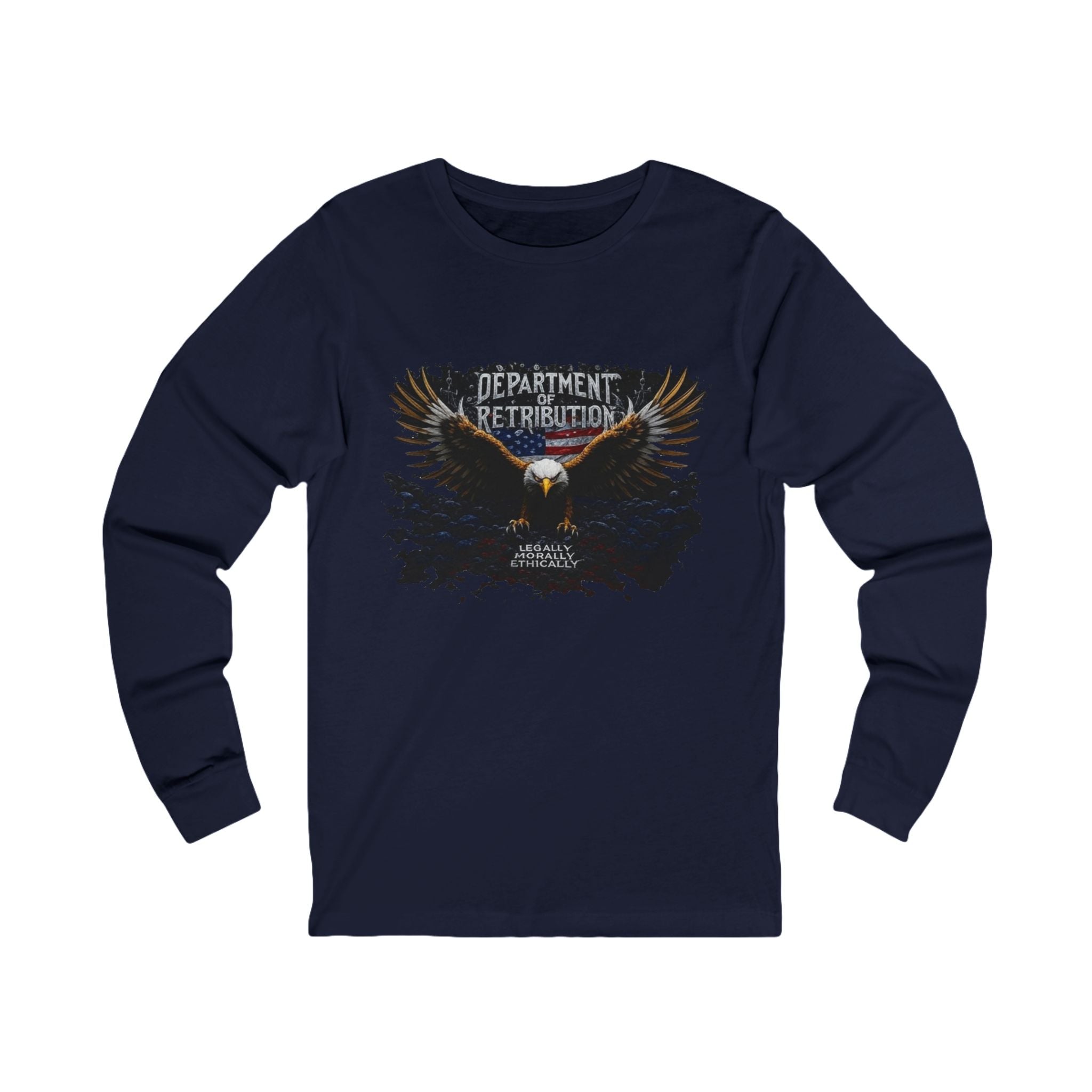 Long Sleeve Tee — Department of Retribution Eagle Tour Shirt