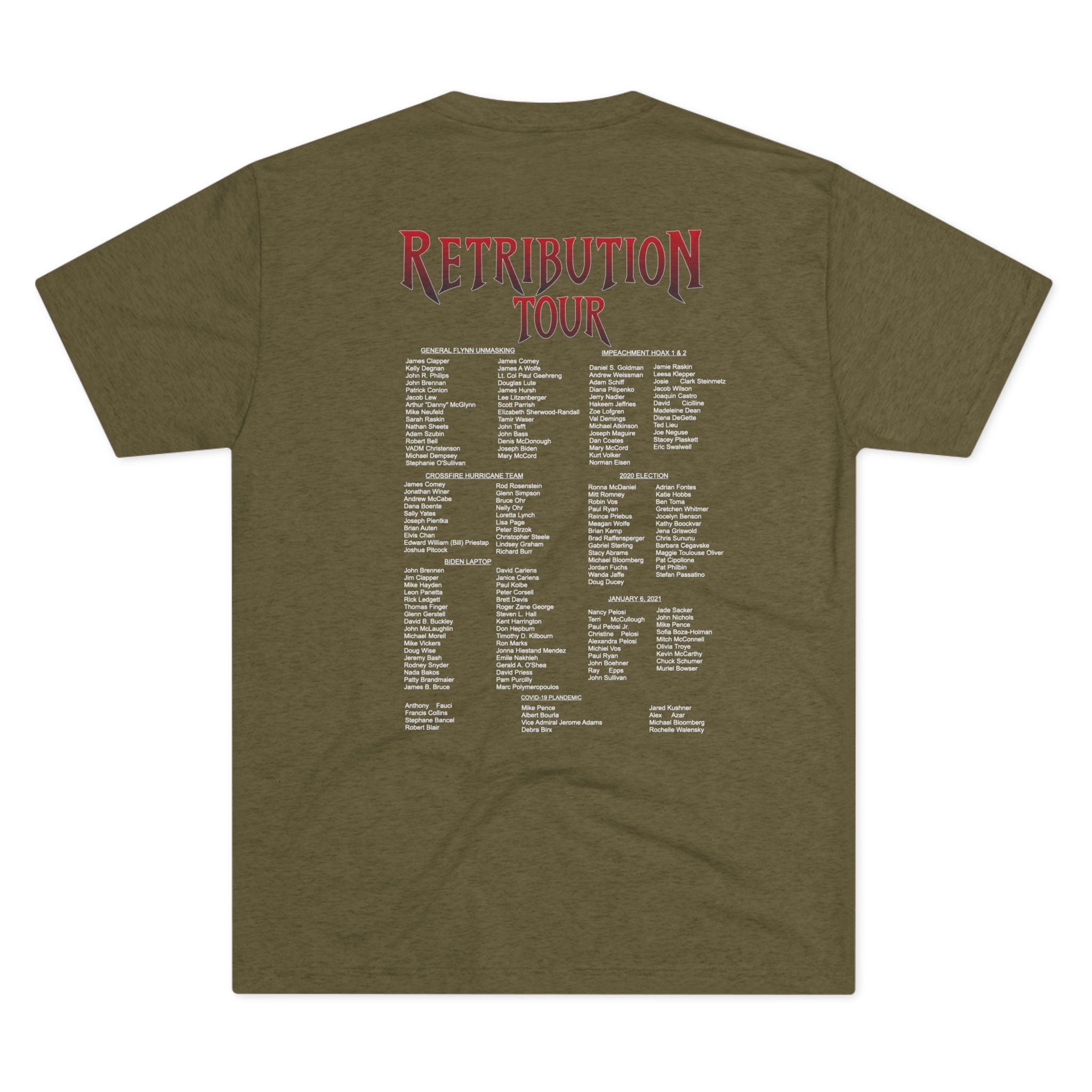 Retribution Tour Tee — American Eagle Rock Band Concert Shirt
