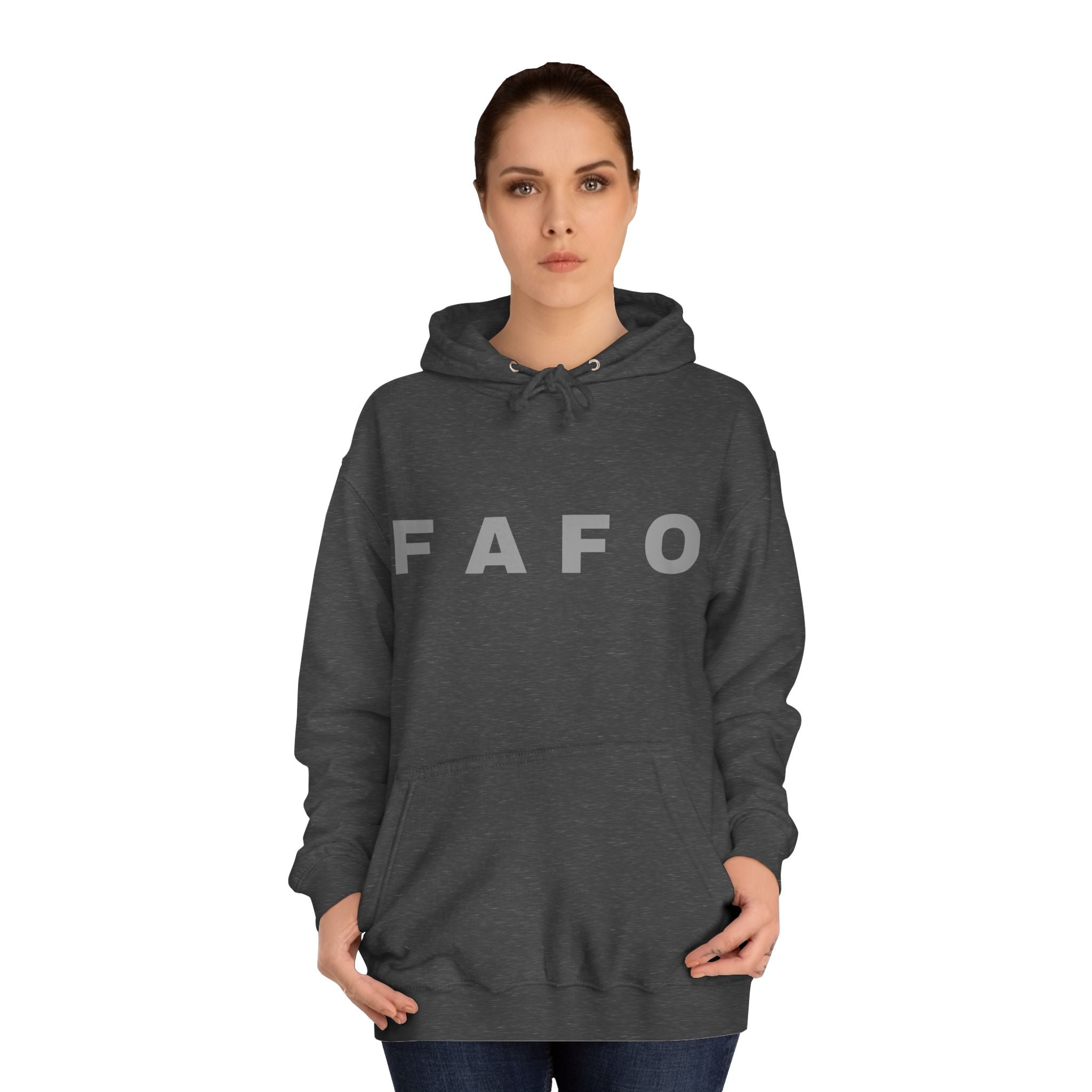 FAFO Hoodie — Bold Lettered College-Style Pullover