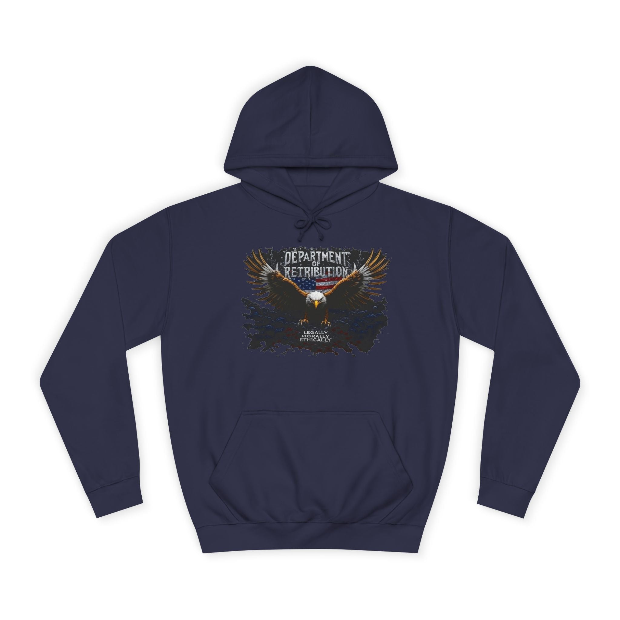 Retribution Tour Hoodie — Eagle Graphic College Sweatshirt