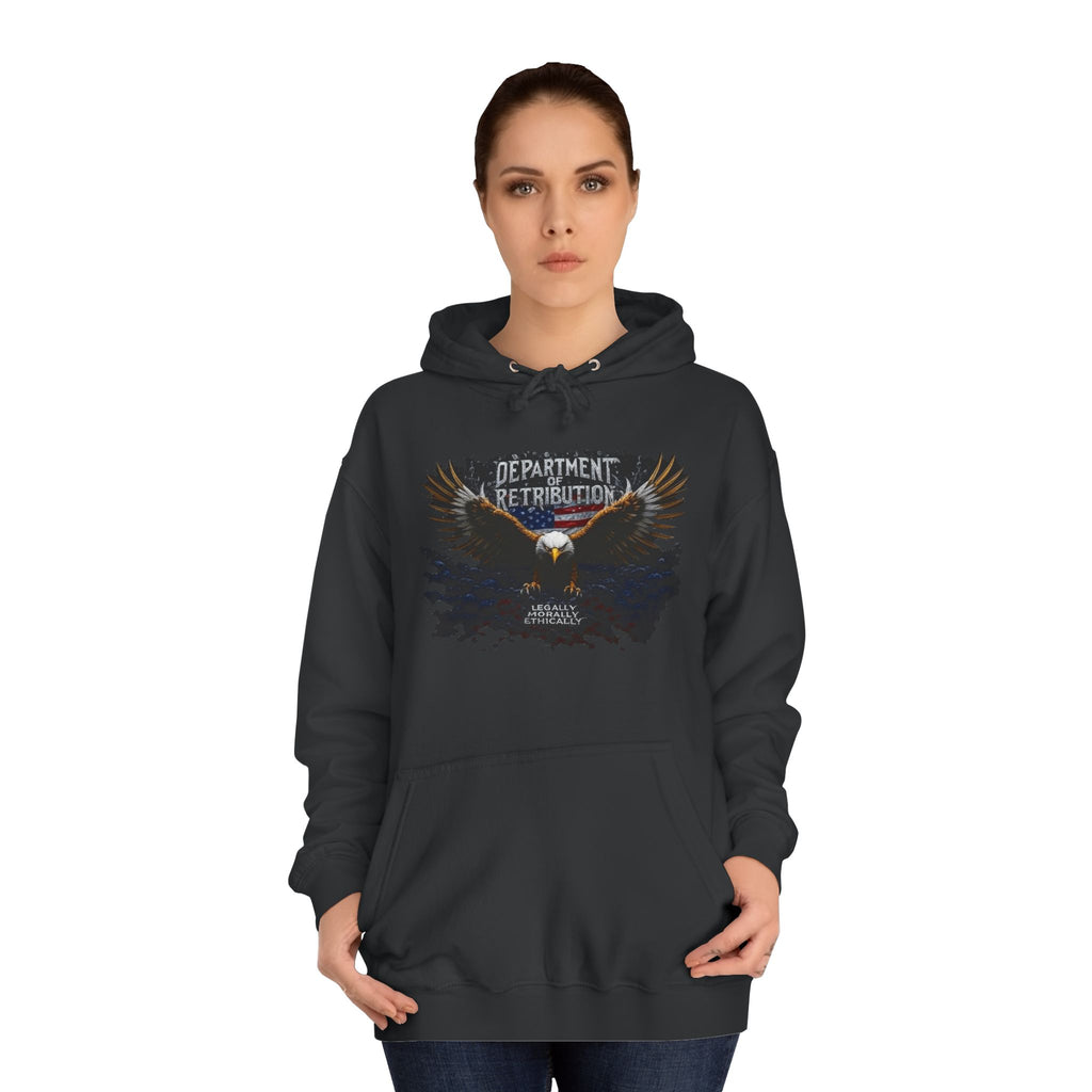 Retribution Tour Hoodie — Eagle Graphic College Sweatshirt