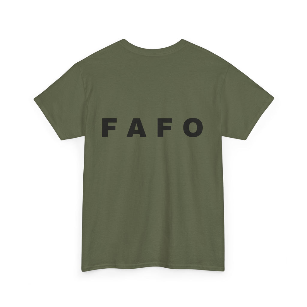 T‑Shirt — Minimal FAFO Graphic Tee (Bold Monogram)