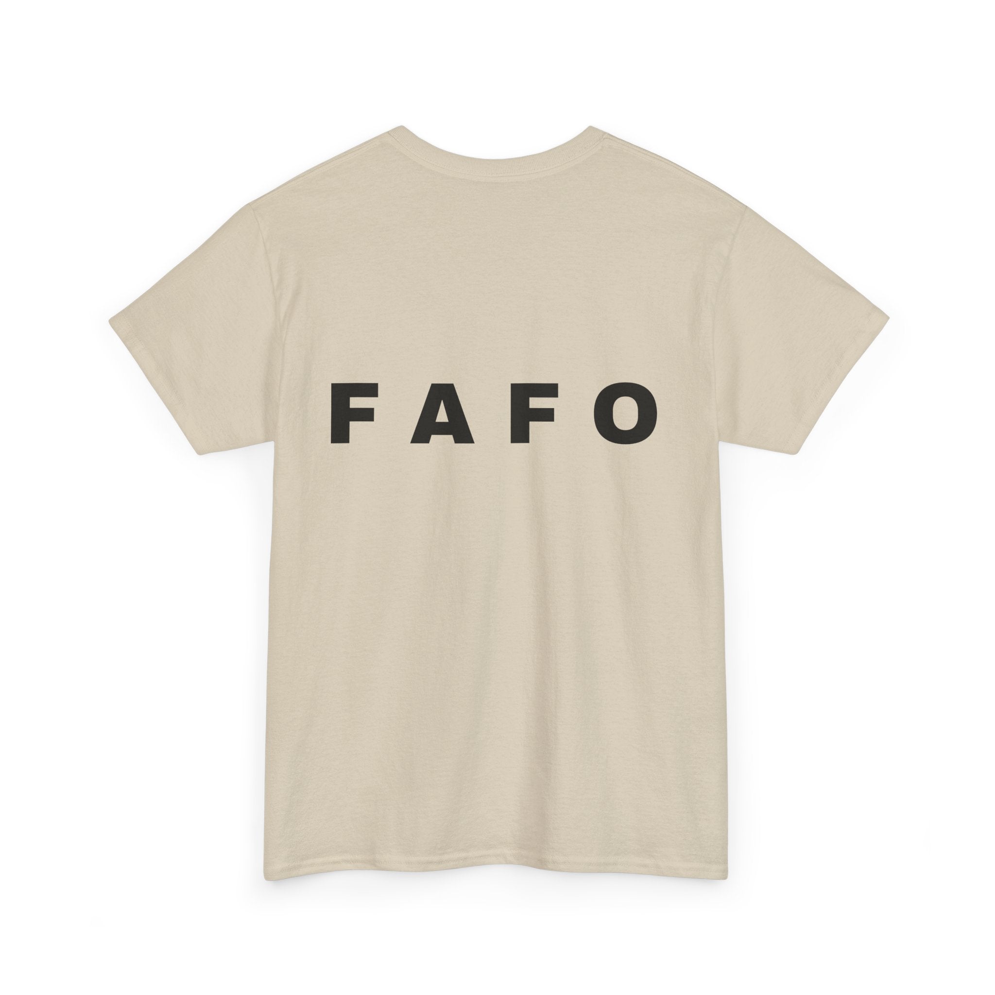 T‑Shirt — Minimal FAFO Graphic Tee (Bold Monogram)