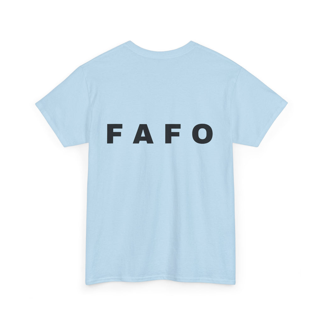 T‑Shirt — Minimal FAFO Graphic Tee (Bold Monogram)