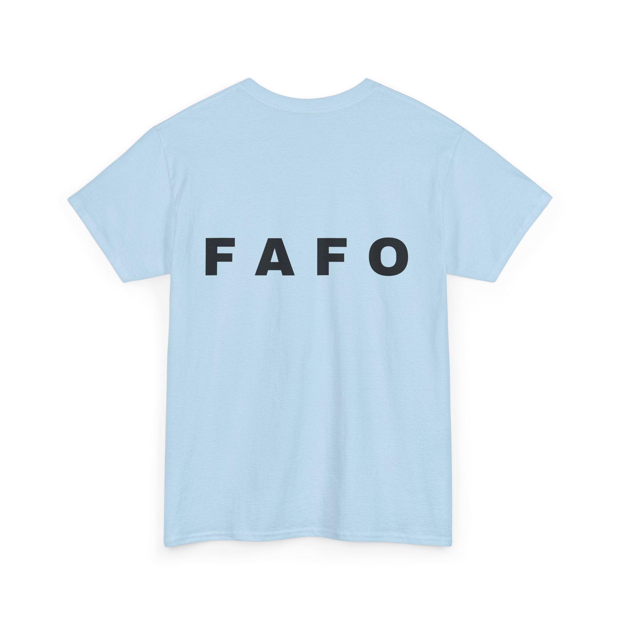 T‑Shirt — Minimal FAFO Graphic Tee (Bold Monogram)