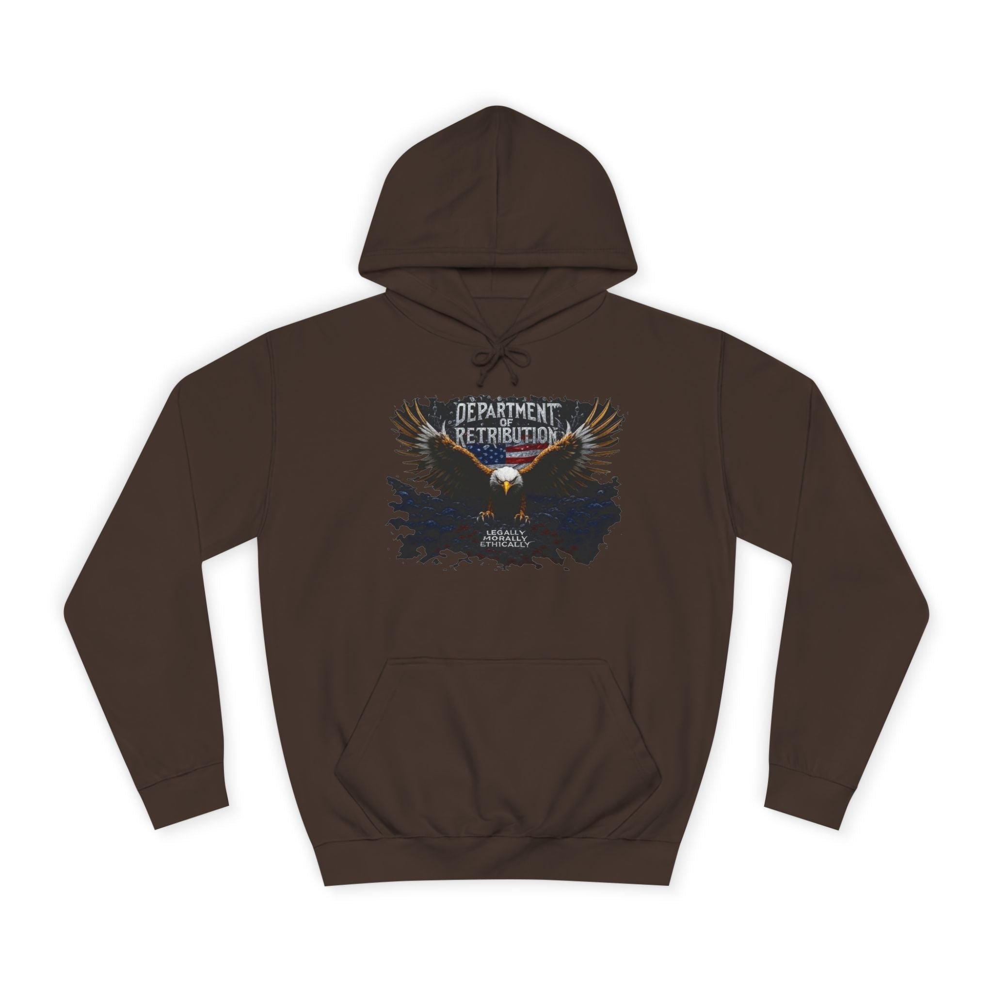 Retribution Tour Hoodie — Eagle Graphic College Sweatshirt