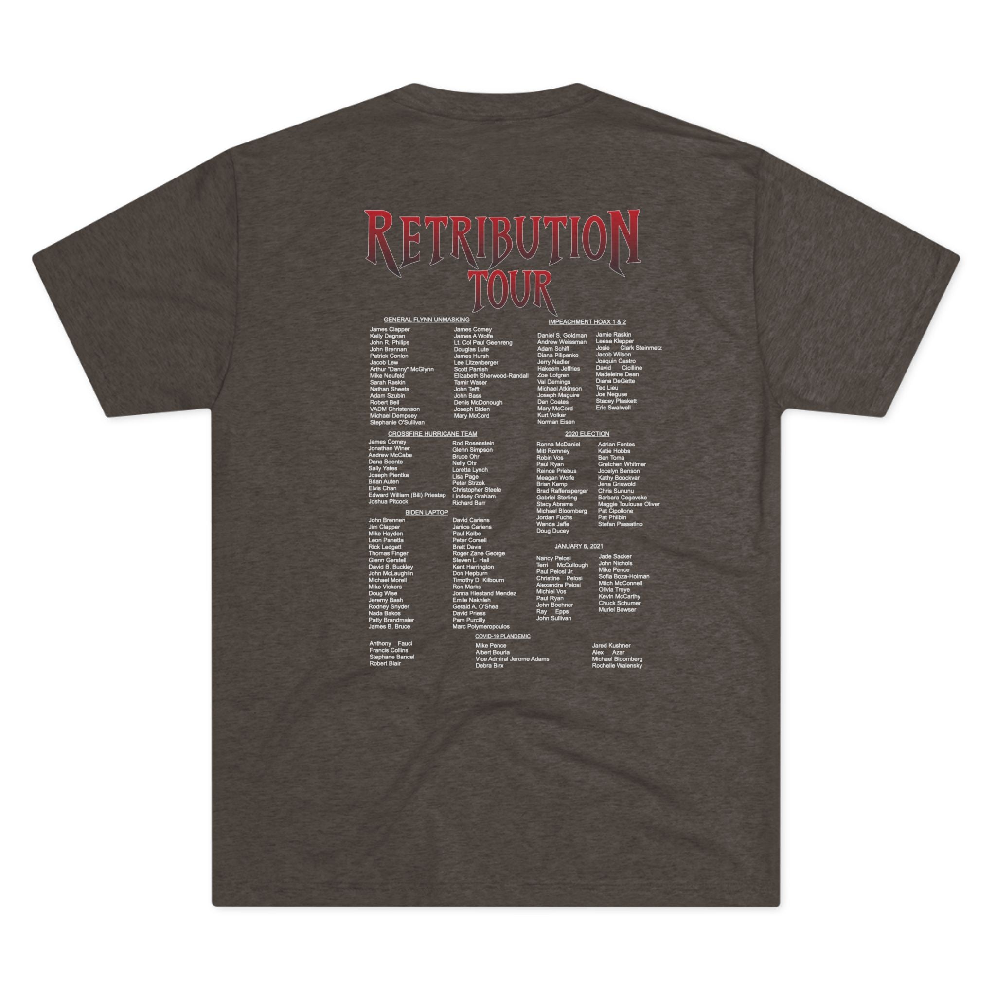 Retribution Tour Tee — American Eagle Rock Band Concert Shirt