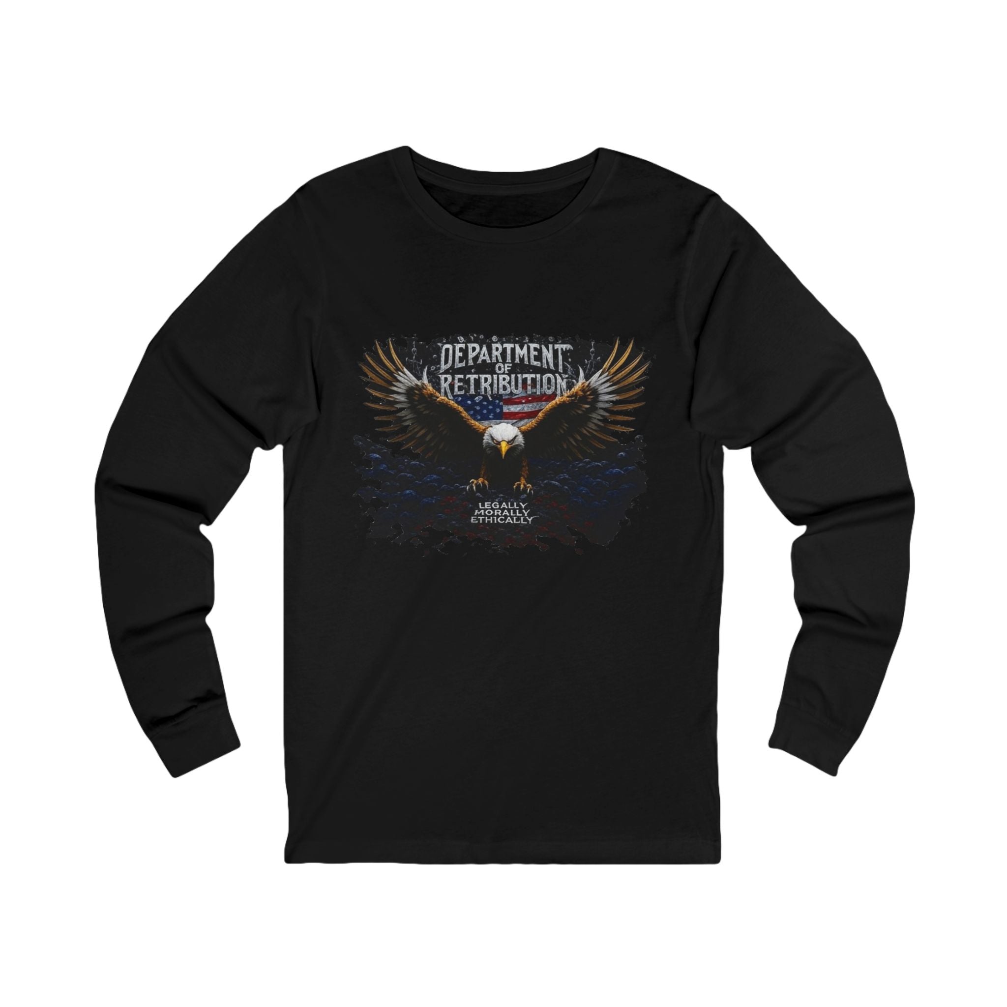 Long Sleeve Tee — Department of Retribution Eagle Tour Shirt