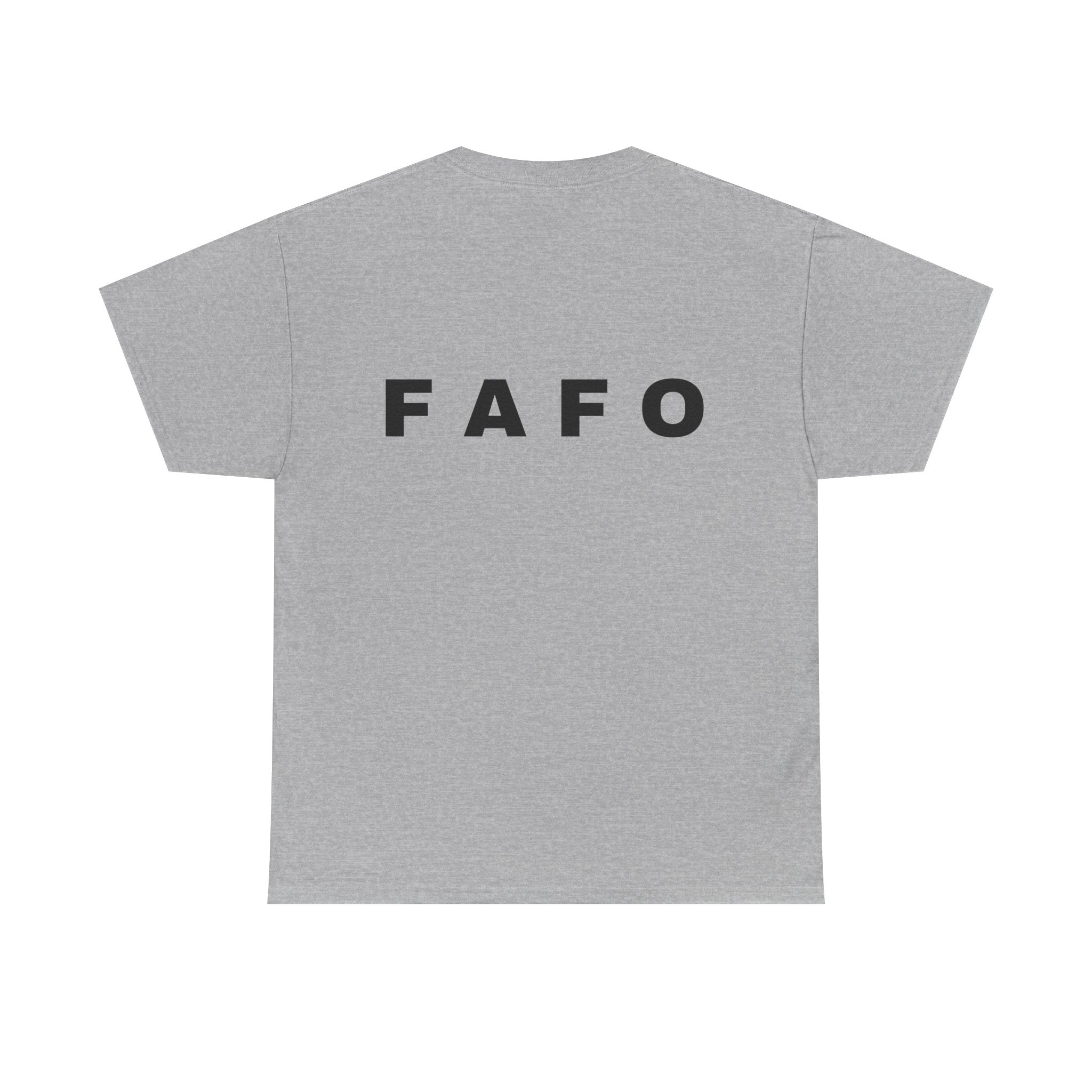 T‑Shirt — Minimal FAFO Graphic Tee (Bold Monogram)