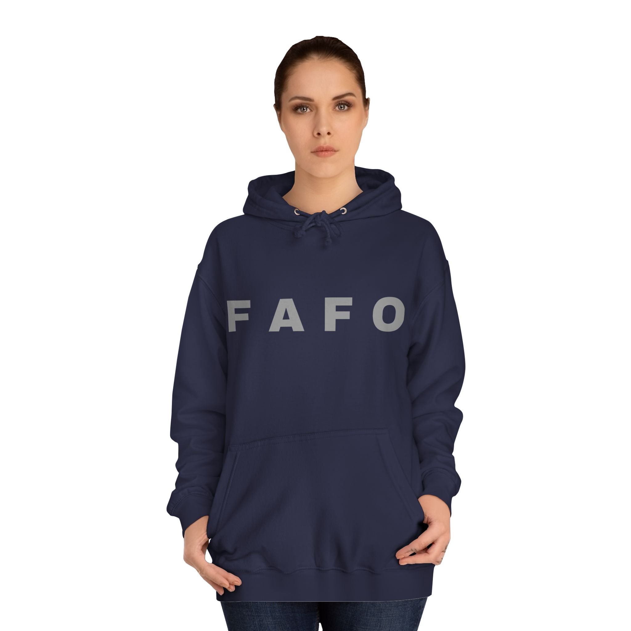 FAFO Hoodie — Bold Lettered College-Style Pullover