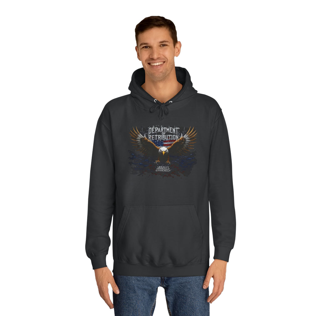 Retribution Tour Hoodie — Eagle Graphic College Sweatshirt