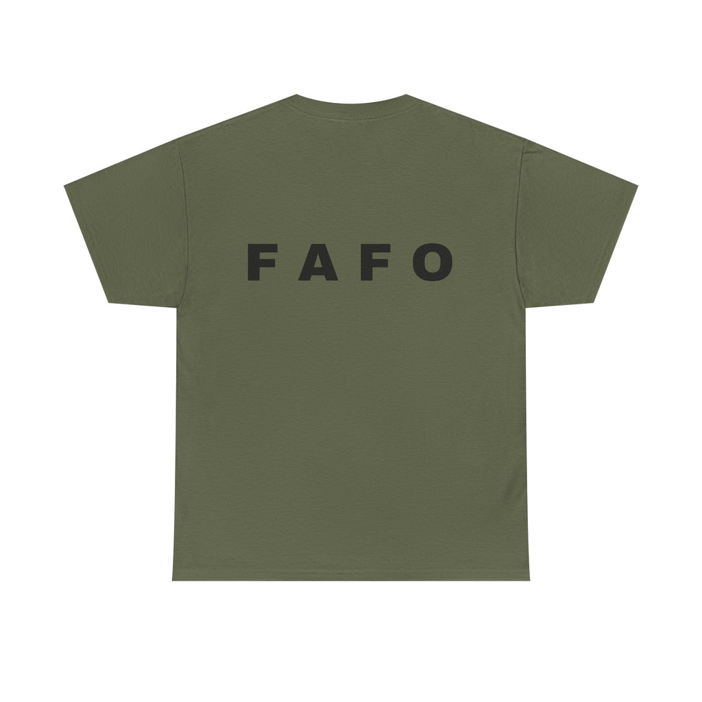 T‑Shirt — Minimal FAFO Graphic Tee (Bold Monogram)