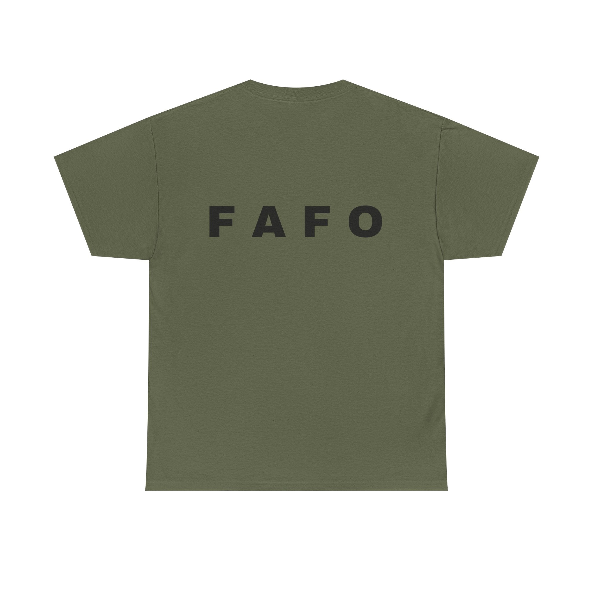 T‑Shirt — Minimal FAFO Graphic Tee (Bold Monogram)