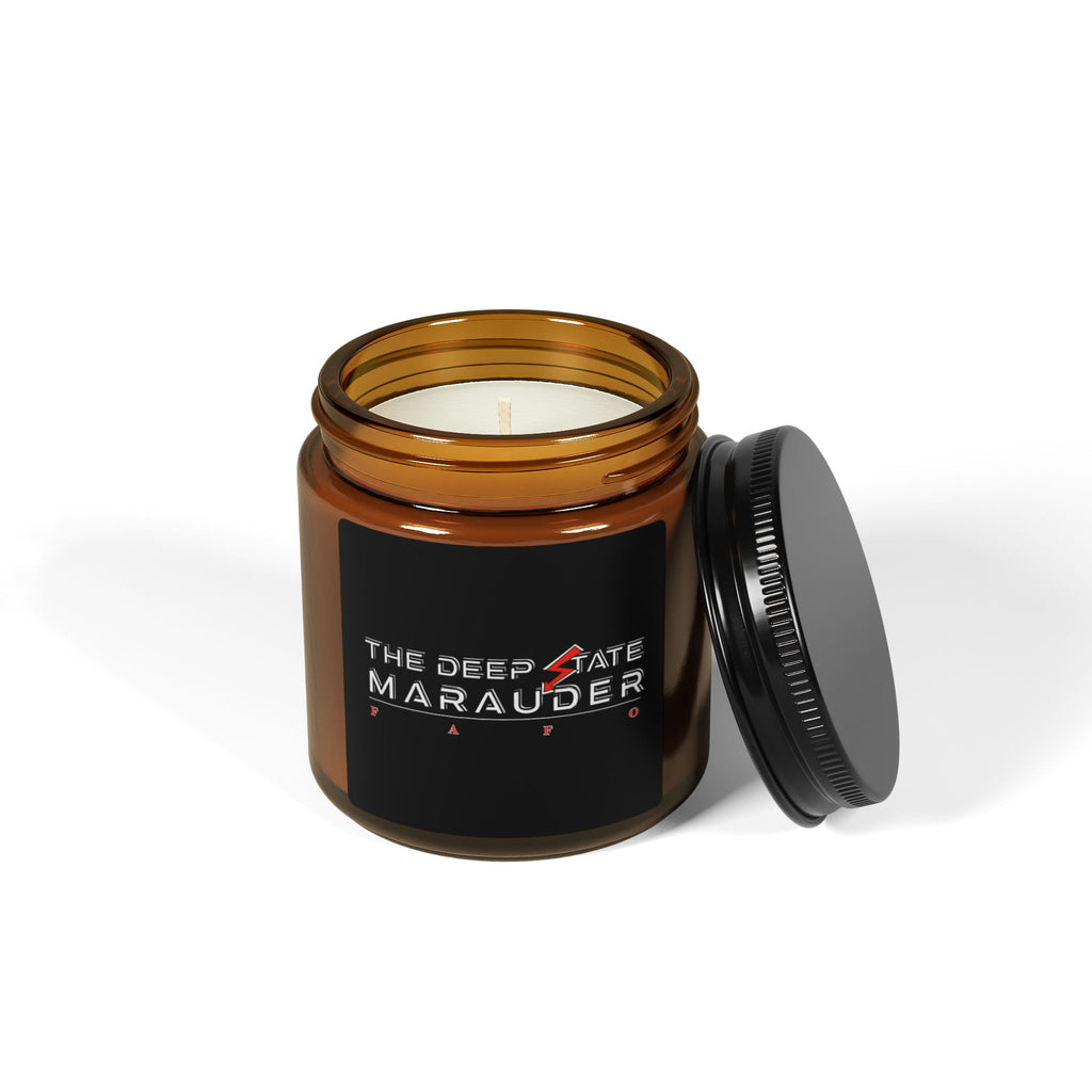 Scented Soy Candle — The Deep State Marauder Amber Jar (Multi-Size)