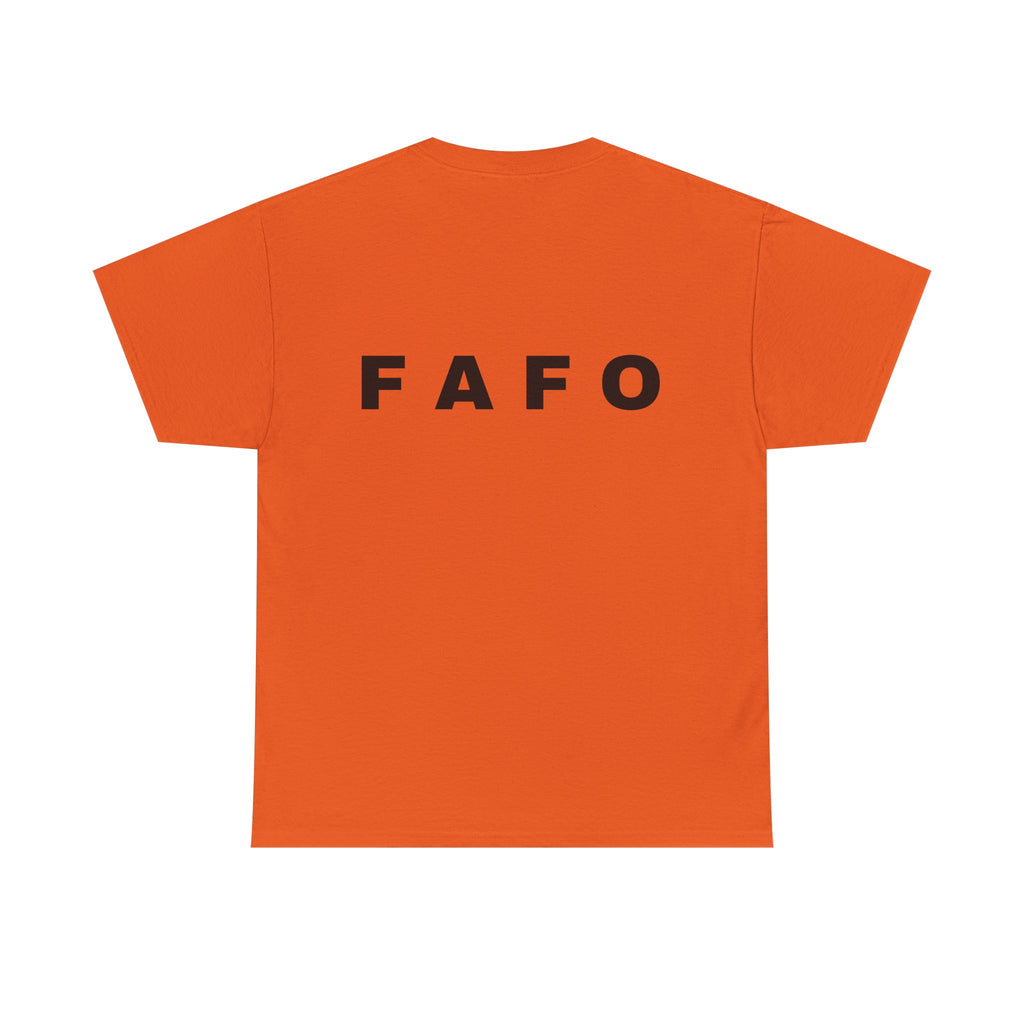 T‑Shirt — Minimal FAFO Graphic Tee (Bold Monogram)