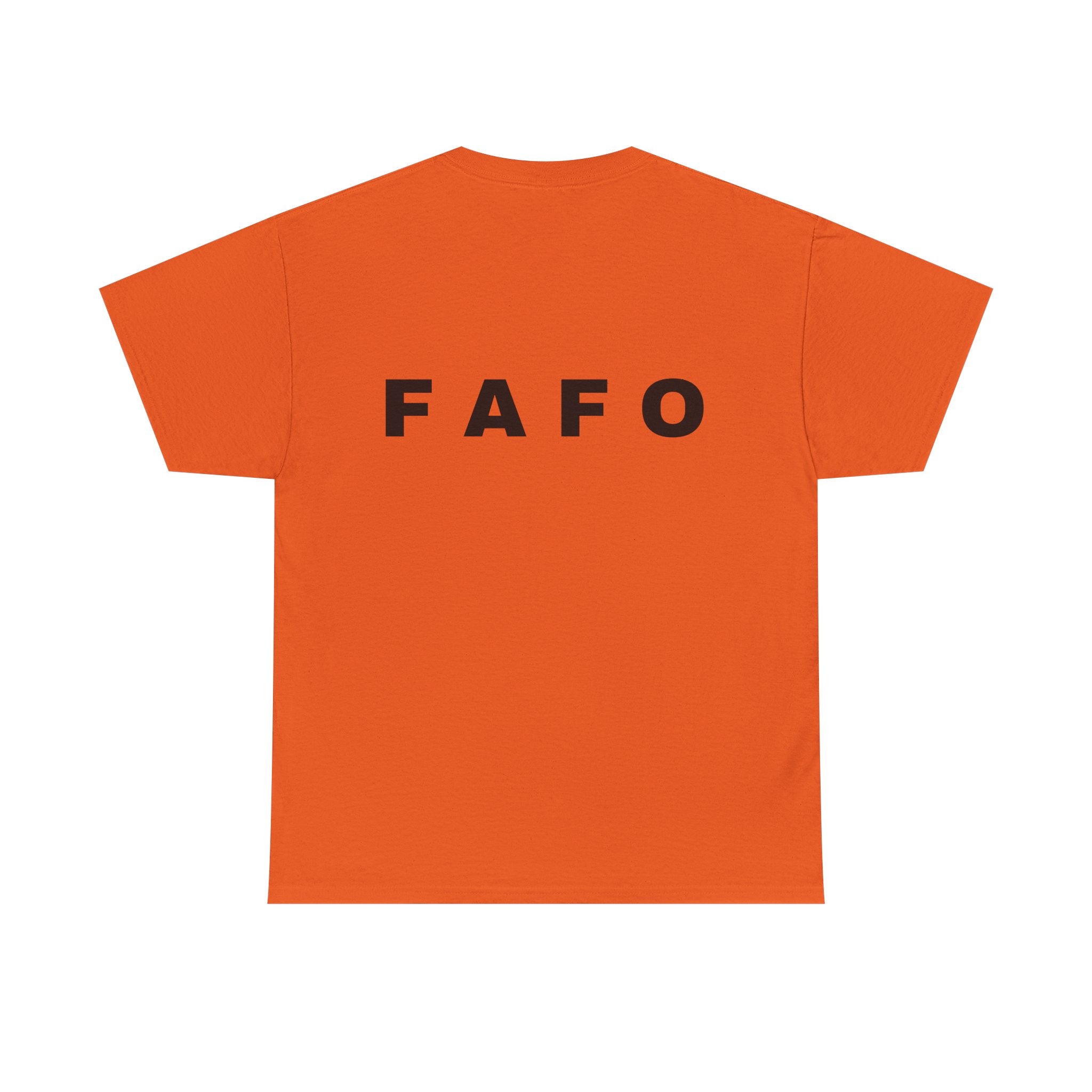 T‑Shirt — Minimal FAFO Graphic Tee (Bold Monogram)