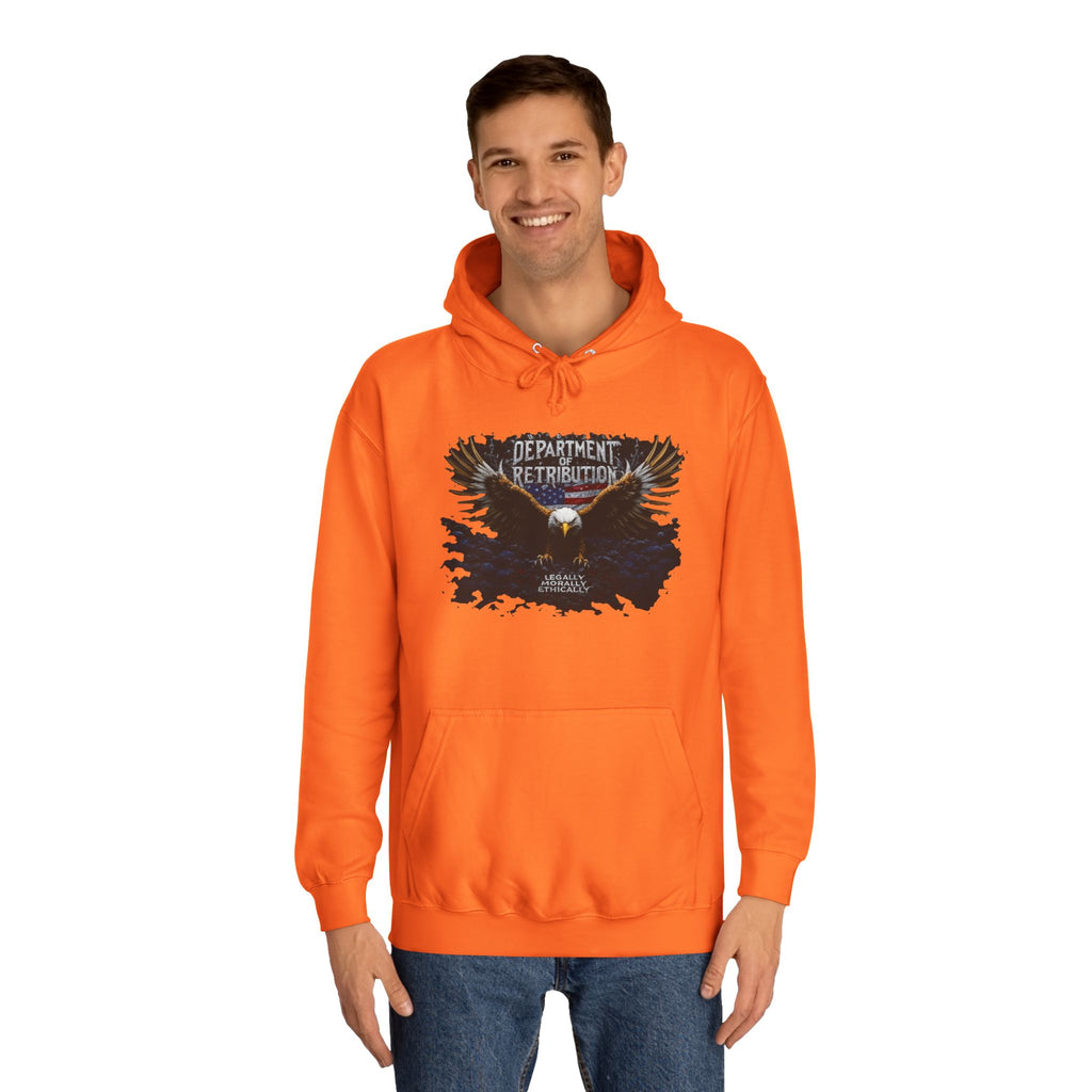 Retribution Tour Hoodie — Eagle Graphic College Sweatshirt